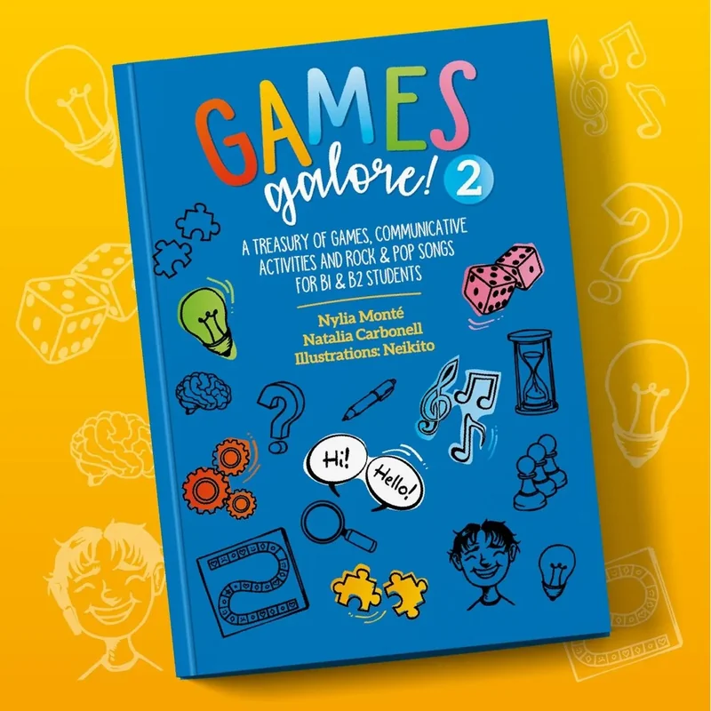Portada del libro Games Galore! 2, de Nylia Monté y Natalia Carbonell